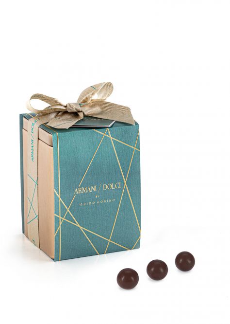 Dark chocolate hazelnut dragées 200g Winter collection